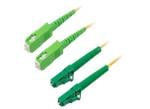 L-Com Dual LC/SC APC to SC APC Fiber Optic Patch Cables