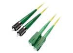 L-Com Duplex FC APC & NK-SC APC Fiber Optic Patch Cables