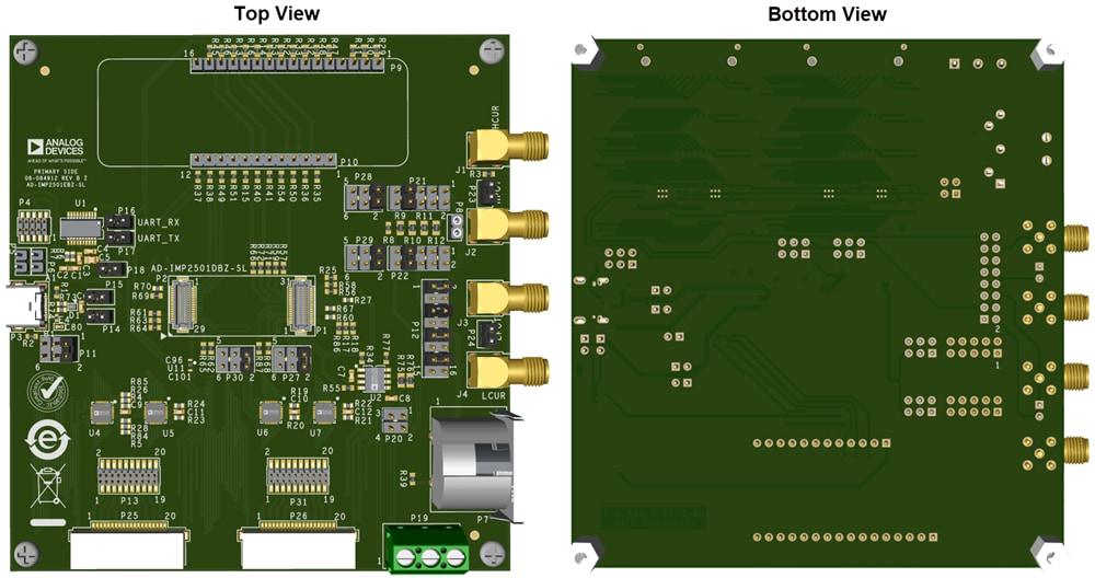 Mechanical Drawing - Analog Devices Inc. AD-IMP2501-SL 1.5 MHz Impedance Analyzer Solution