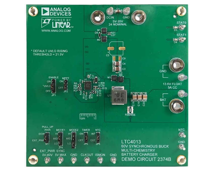 Location Circuit - Analog Devices Inc. DC2374B Demo Board for the LTC4013 Battery Charger