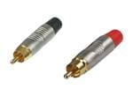 REAN RCA Finger Groove Connectors