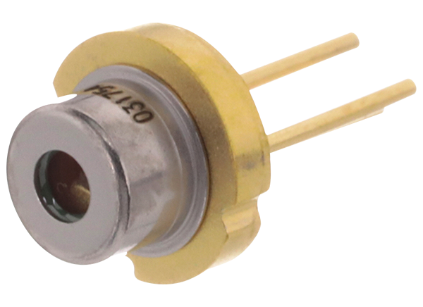 Green online laser diode