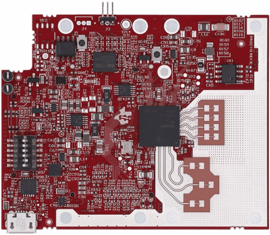 Mechanical Drawing - Texas Instruments IWR6843LEVM Sensor Evaluation Module (EVM)