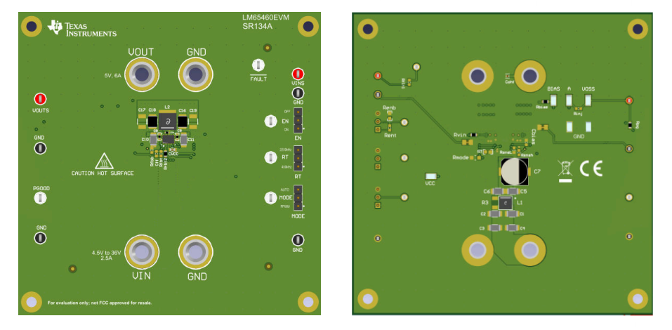 Texas Instruments LM65460EVM Evaluation Module