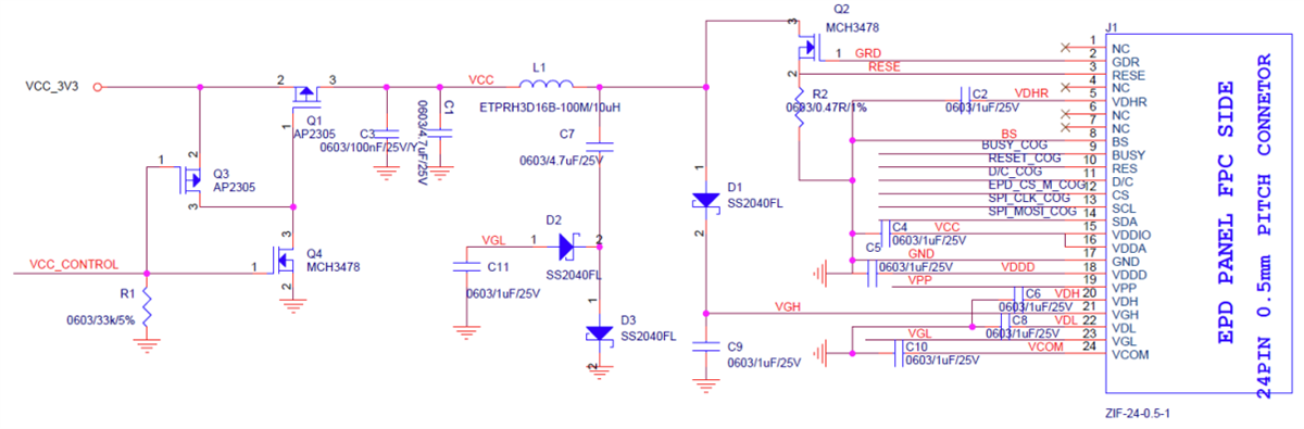 Schematic - Pervasive Displays EPD Extension Kit Gen3 Version 2 Board